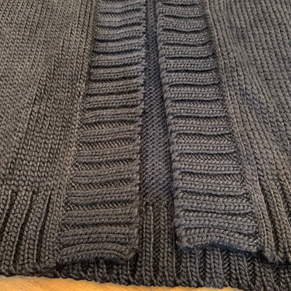 DESIGN HISTORY SIZE L~THICK KNIT CAPE SWEATER CHUNKY BUTTON DETAIL~JACKET COAT - Picture 4 of 8